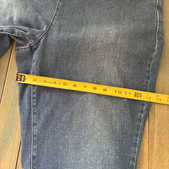 NYDJ Bailey Relaxed Straight Ankle Pull On Jeans Mission Blue Size 2X (Y8) - Picture 6 of 8